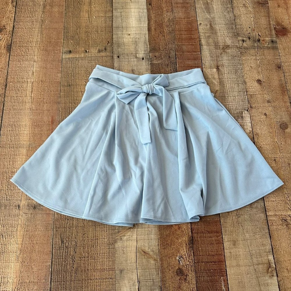 Sensational Collection light blue swing skirt women's large